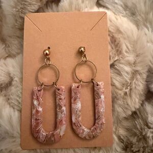 Boutique Handmade Clay Dangle Earrings